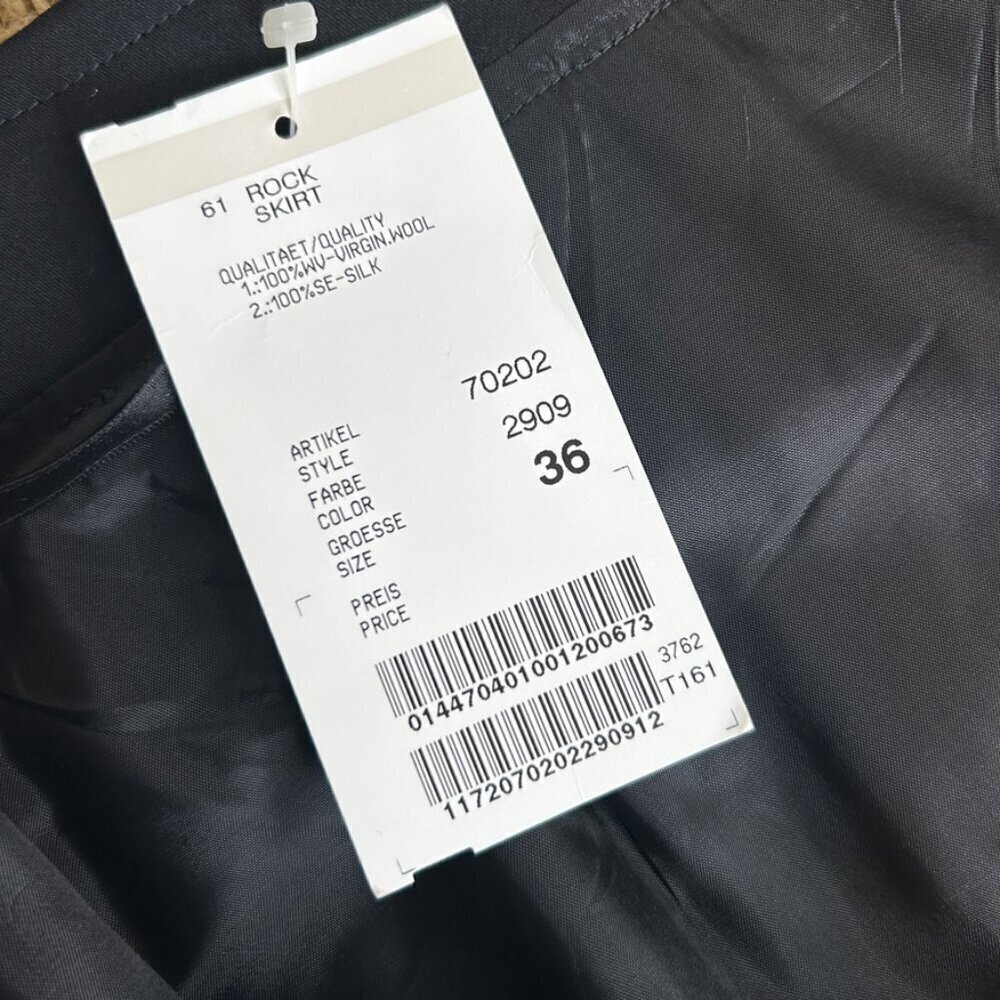 NWT ESCADA Women's Rock Skirt in Black Size 6 Brand New with Tags! $525 - Picture 10 of 12